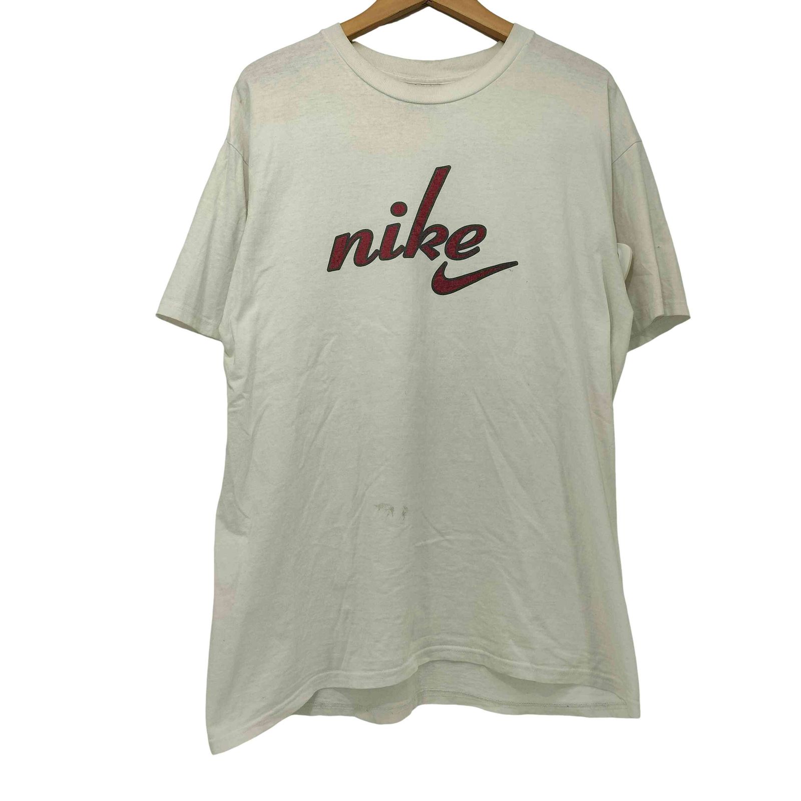 ナイキ NIKE 90s 白タグ 筆記体ロゴ プリント S/S Tシャツ メンズ