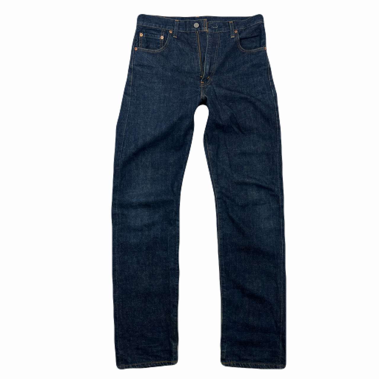リーバイス 502XX 復刻 デニムパンツ メンズ W31 ストレート 濃紺 美品 