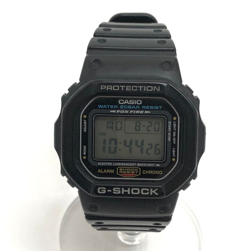 【中古品】 CASIO G-SHOCK ジーショック 5600 SERIES DIGITAL WATCH DW-5600E-1 腕時計 アクセサリー 【196-260521-rs-01-fur】