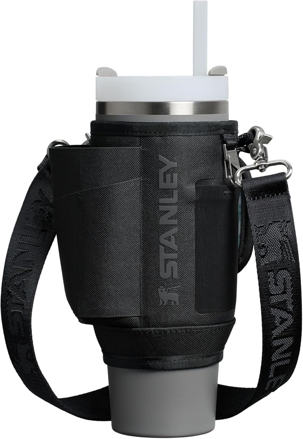 STANLEY スタンレー クエンチャーバッグ 40oz タンブラー対応 ピンク クロスボディストラップ付き スマホカード収納