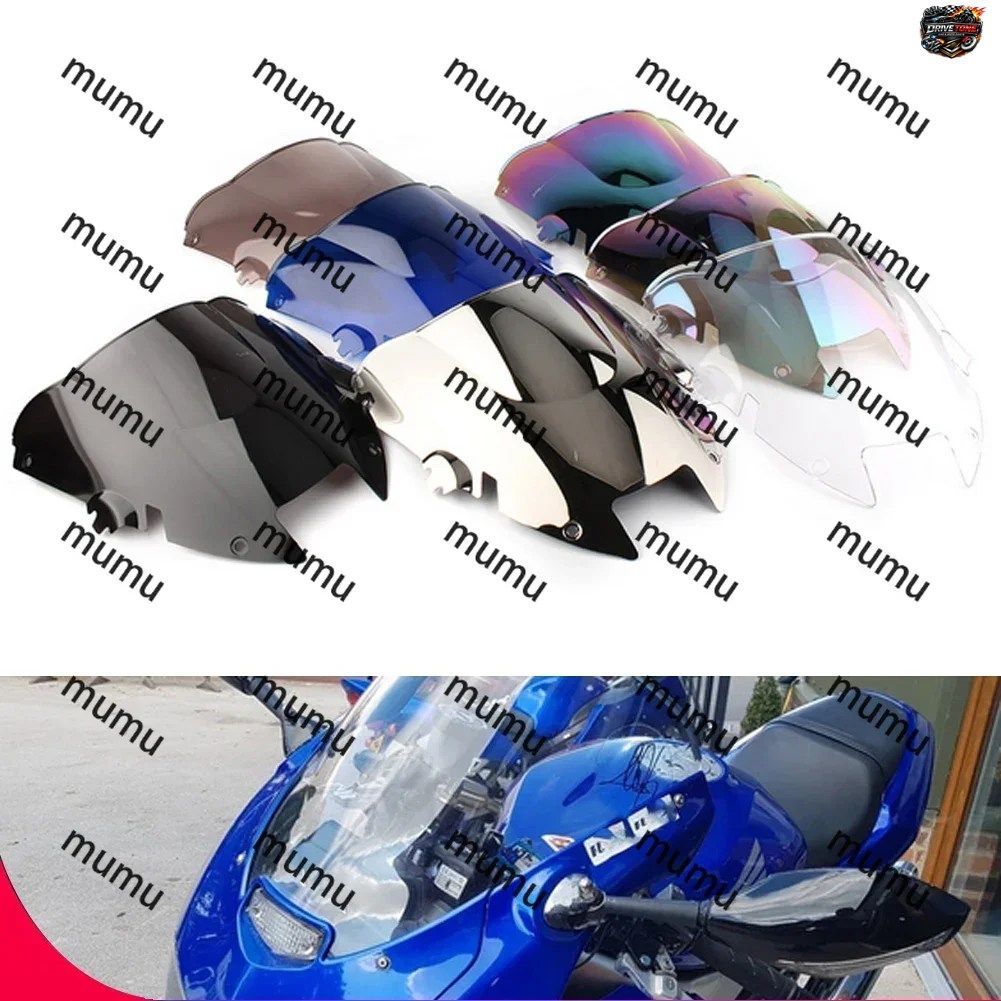 ホンダ VTR1000F 1997-2005 用 ダブルバブル ウインドシールド デフレクター プロテクター ウインドスクリーン VTR1000 VTR 1000F 2001 200