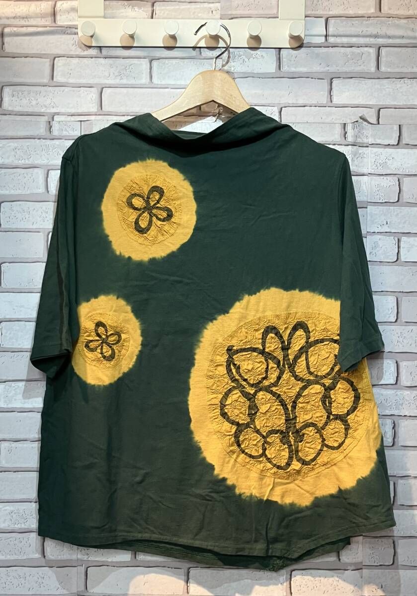 慈雨 ジウ 半袖Tシャツ•カットソー 11122523 パッチワーク 立体 Lサイズ 40