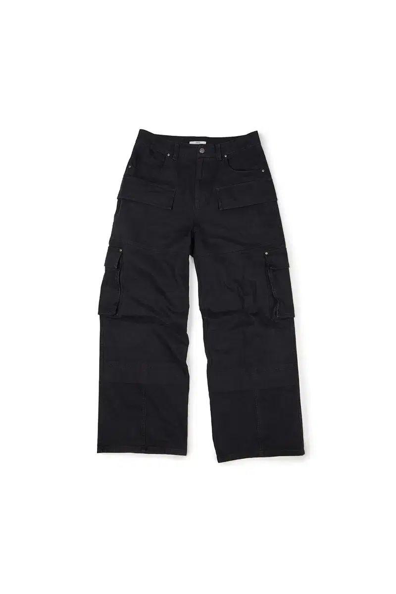 ETCE / ヘビー コットン ウォッシュド カーゴ パンツ ブラック / L