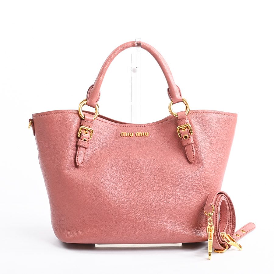MIU MIU ミュウミュウ ハンドバッグ 2WAYハンド RN0886 - メルカリ