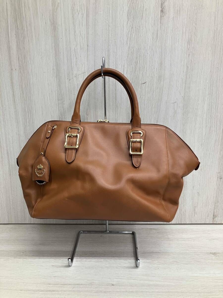 Ralph Lauren ラルフローレン ハンドバッグ トートバッグ レザー レディース ブラウン