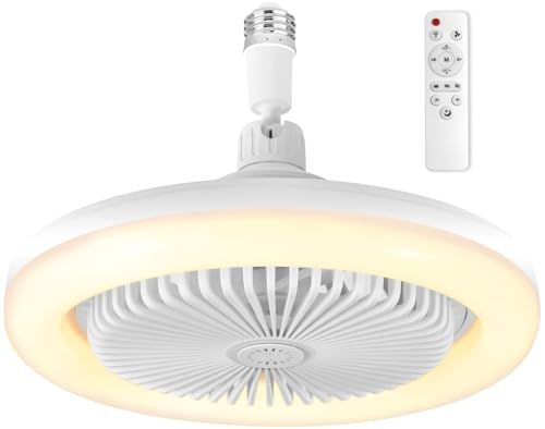 シーリングファンライト【小型・省エネ】 ファン付き照明 シーリングファン 24W 2000LM E26口金 無階段調色調光 3段階風量調整 タイマー機能 6畳 ファンライト 天井扇風機 常夜灯 天井照明 DCモーター 軽量 工事不要 リモコン 19bf76ae