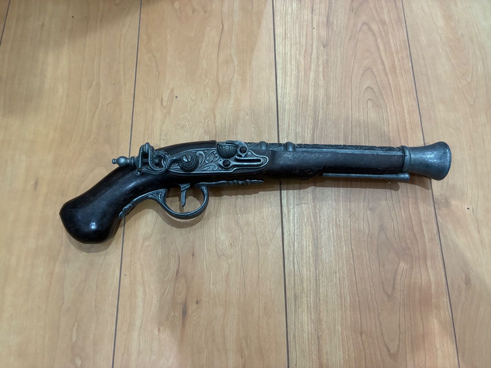 【アンティーク調】フリントロック式 喇叭銃（ラッパ銃）古式銃 レプリカ オブジェ インテリア