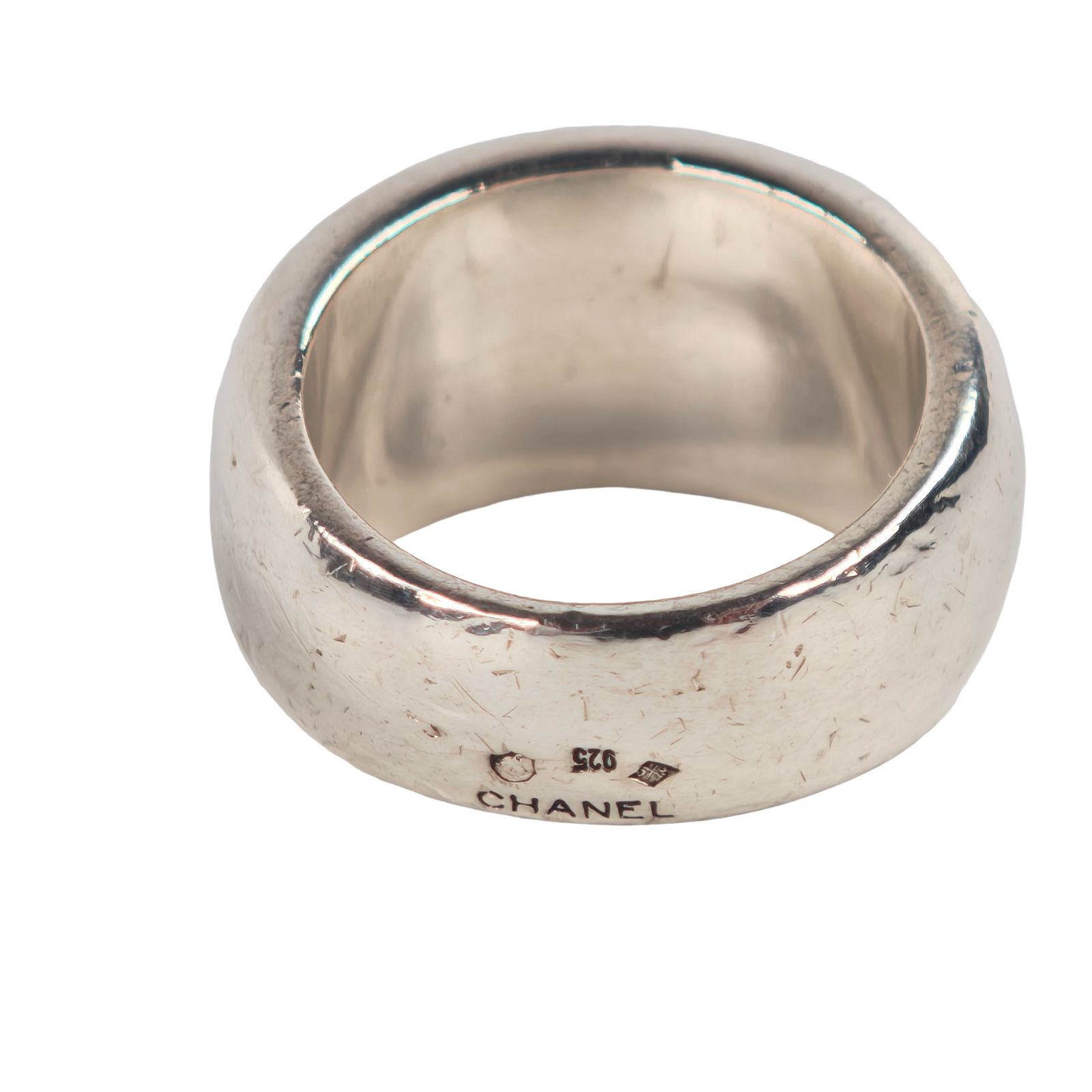 CHANEL シャネル ロゴ SV925 シルバーリング 12号 - メルカリ
