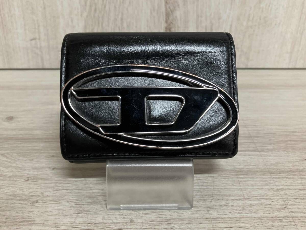 DIESEL ディーゼル 二つ折り財布 ブラック ロゴ剥がれ有り 11,884円