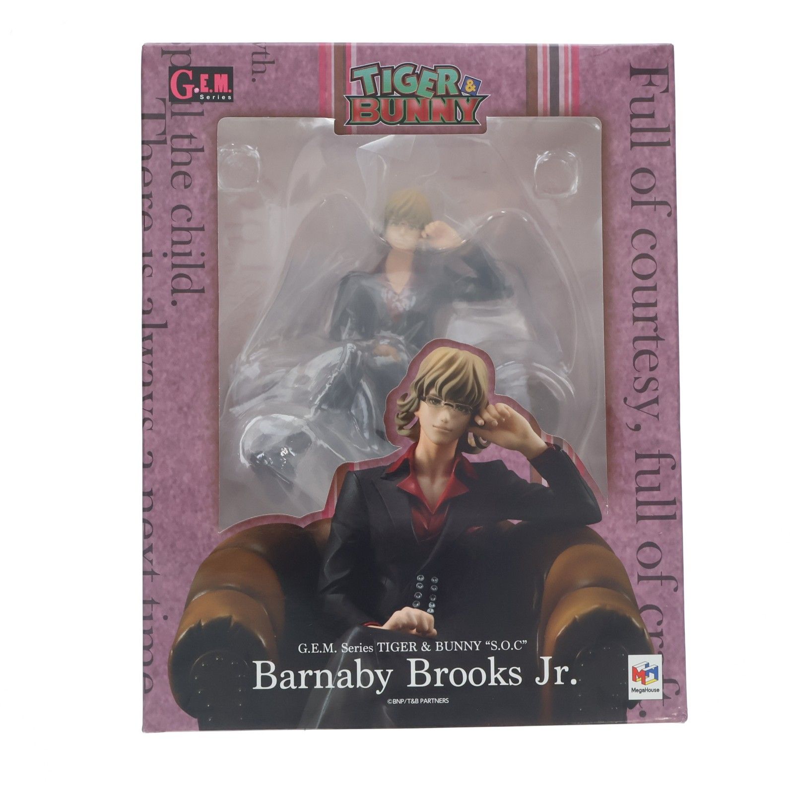 G.E.M.シリーズ S.O.C バーナビー・ブルックス Jr. TIGER & BUNNY(タイガー&バニー) 完成品 フィギュア 一部店舗&オンラインショップ限定 メガハウス