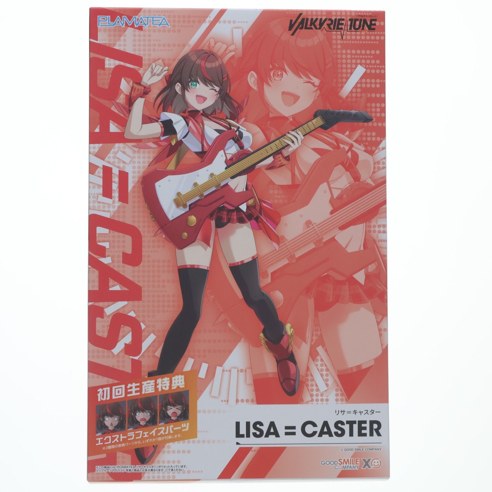 初回生産特典(白目顔)付属 PLAMATEA VALKYRIE TUNE(プラマテア ヴァルキリーチューン) リサ=キャスター プラモデル グッドスマイルカンパニー