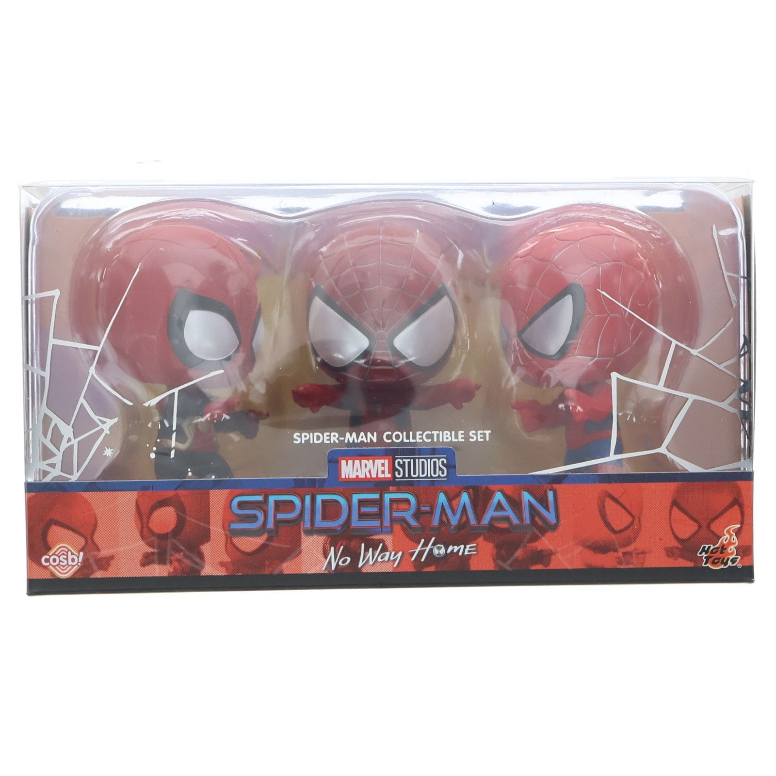 Cosbi(コスビ) サイズS スパイダーマン(3体セット) スパイダーマン:ノー・ウェイ・ホーム 完成品 フィギュア(CBX056) ホットトイズ Cosbi(コスビ) サイズS スパイダーマン(3体セット) スパイダーマン