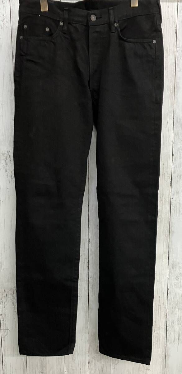 STUDIO D'ARTISAN 京黒紋付染め ジーンズ スタジオダルチザン 本藍デニム ブラックデニム size33