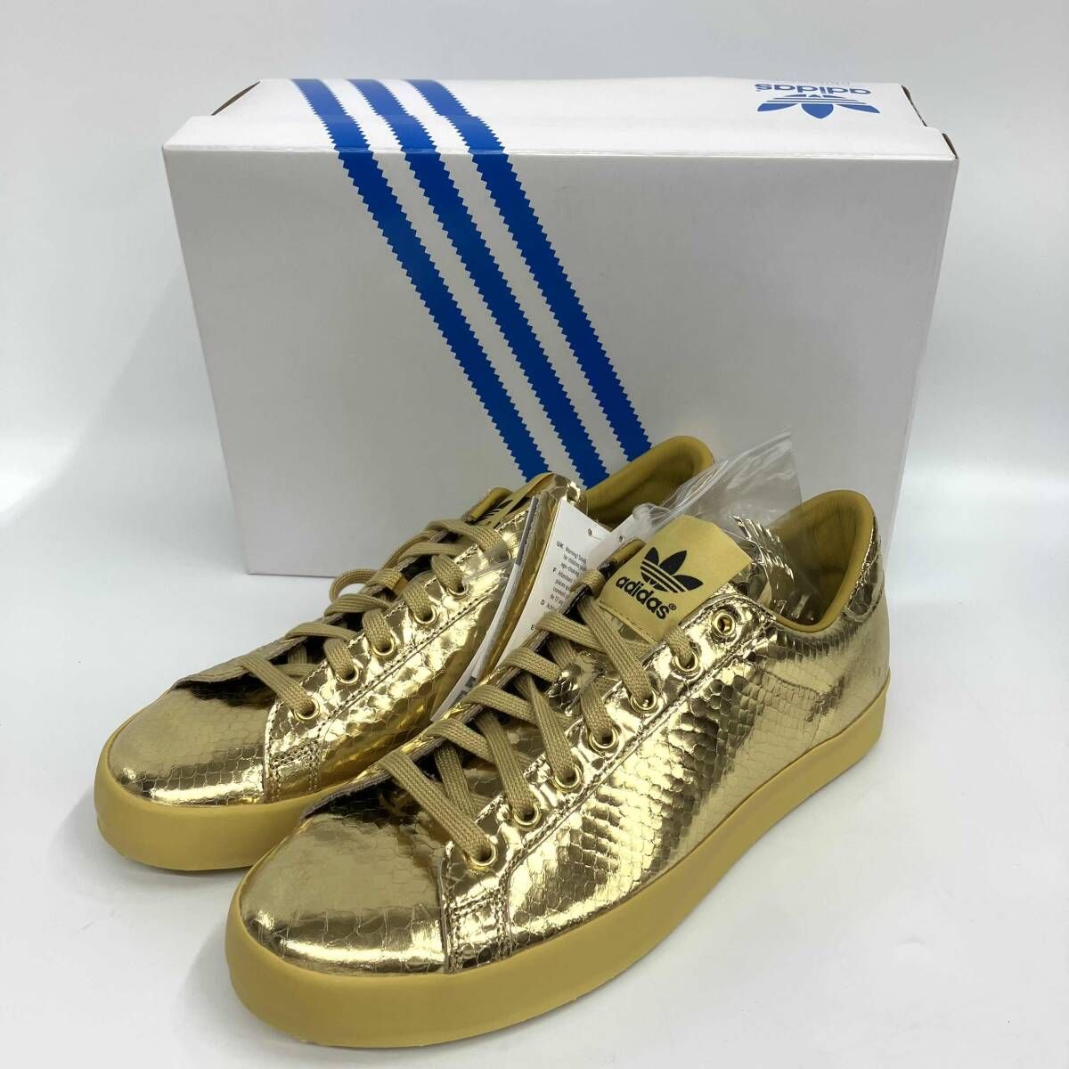 adidas JEREMY SCOTT/アディダス×ジェレミースコット／ROD LAVER METALLIC GOLD ロッド レーバー メタリックゴールド／D 65861／27.5cm