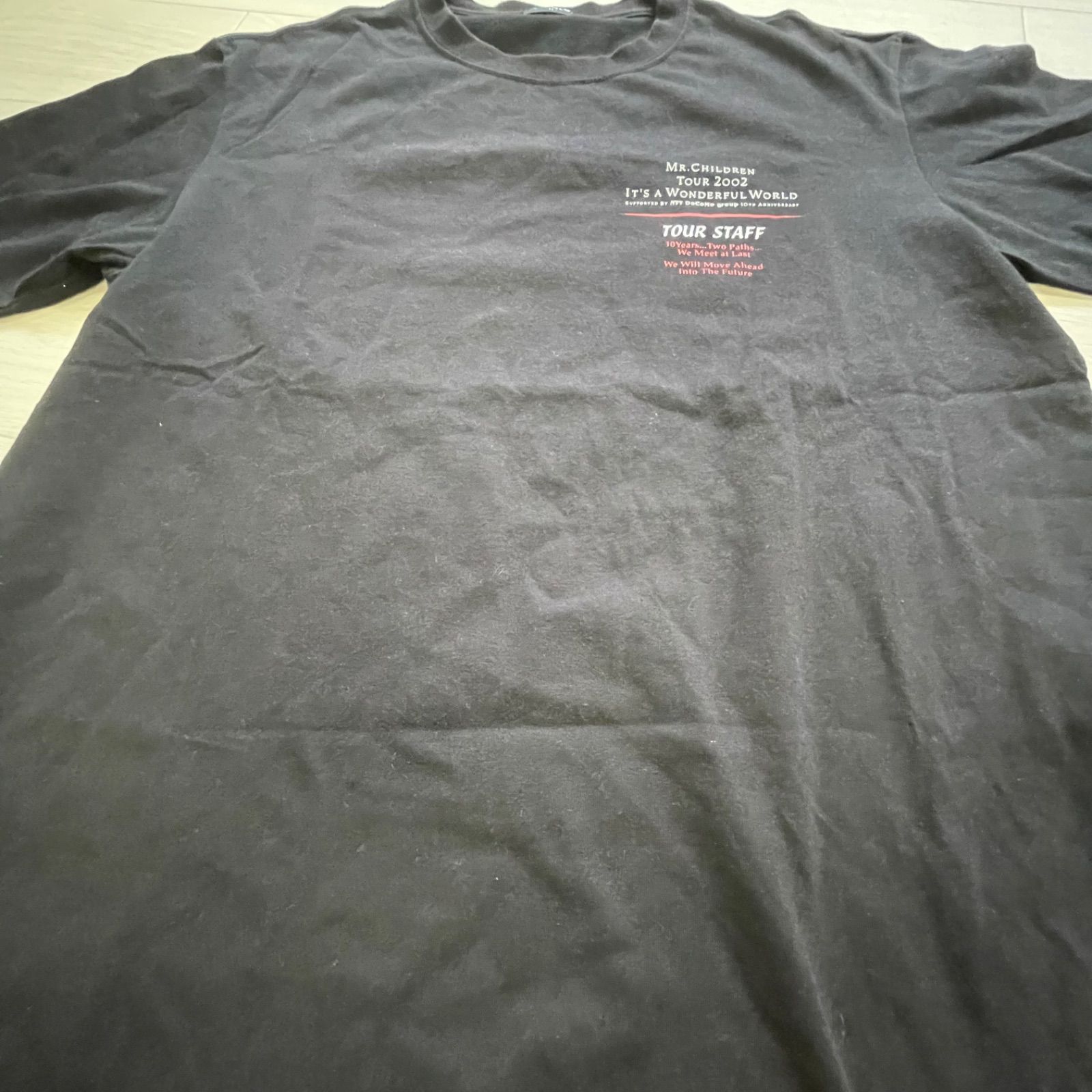 I-4】Mr.Children ミスチル TOUR 2002 ツアースタッフTシャツ オールド