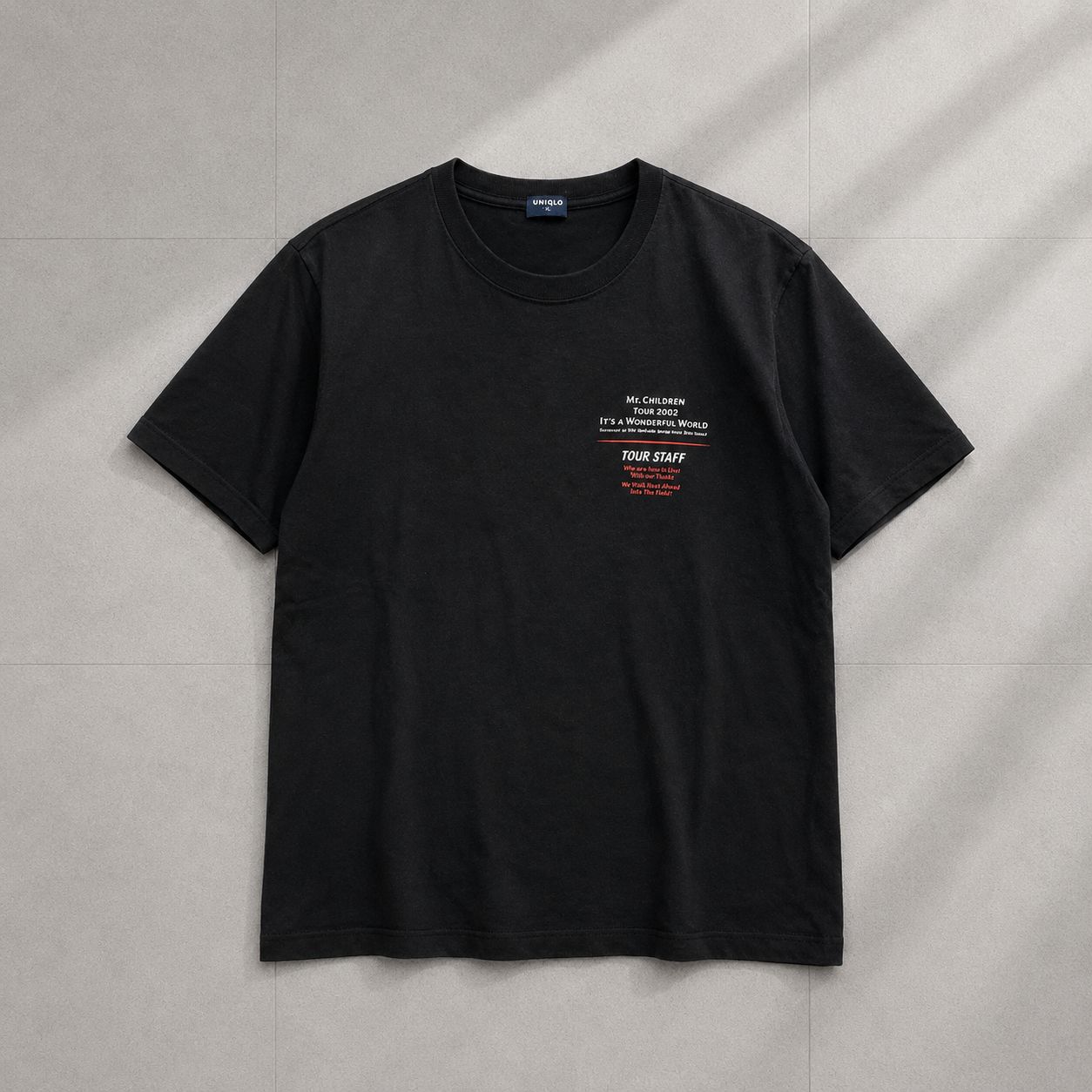 I-4】Mr.Children ミスチル TOUR 2002 ツアースタッフTシャツ オールド