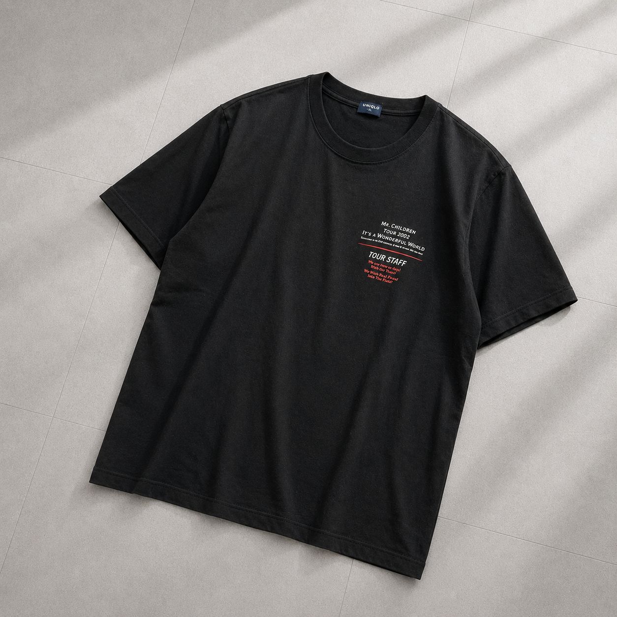 I-4】Mr.Children ミスチル TOUR 2002 ツアースタッフTシャツ オールド