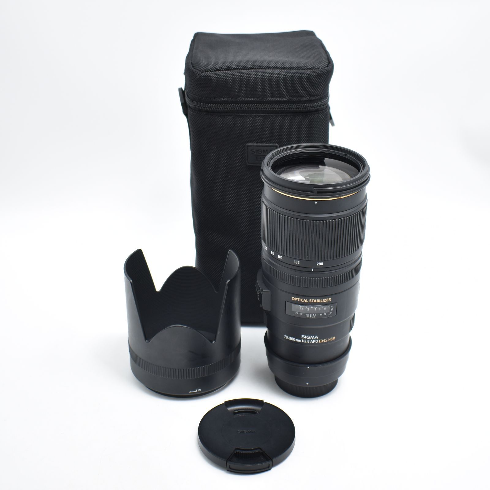 B#12382 SIGMA 望遠ズームレンズ APO 70-200mm F2.8 EX DG OS HSM ニコン用 フルサイズ対応 589554