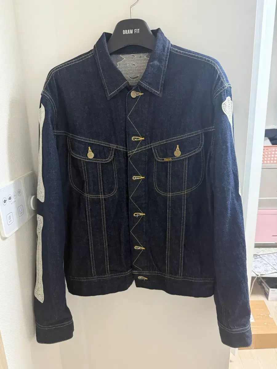KAPITAL 11 5oz デニム メキシカンタックウェスターナーボンジャケット Indigo 46