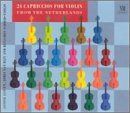 【CD】24 Capriccios for Violin From the Netherlands