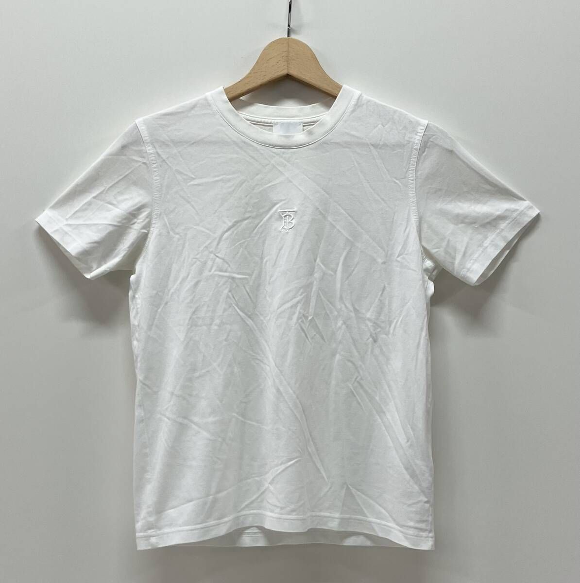 BURBERRY バーバリー 半袖Tシャツ・カットソー リカルド期 モノグラムモチーフ TBロゴ サイズXS ホワイト