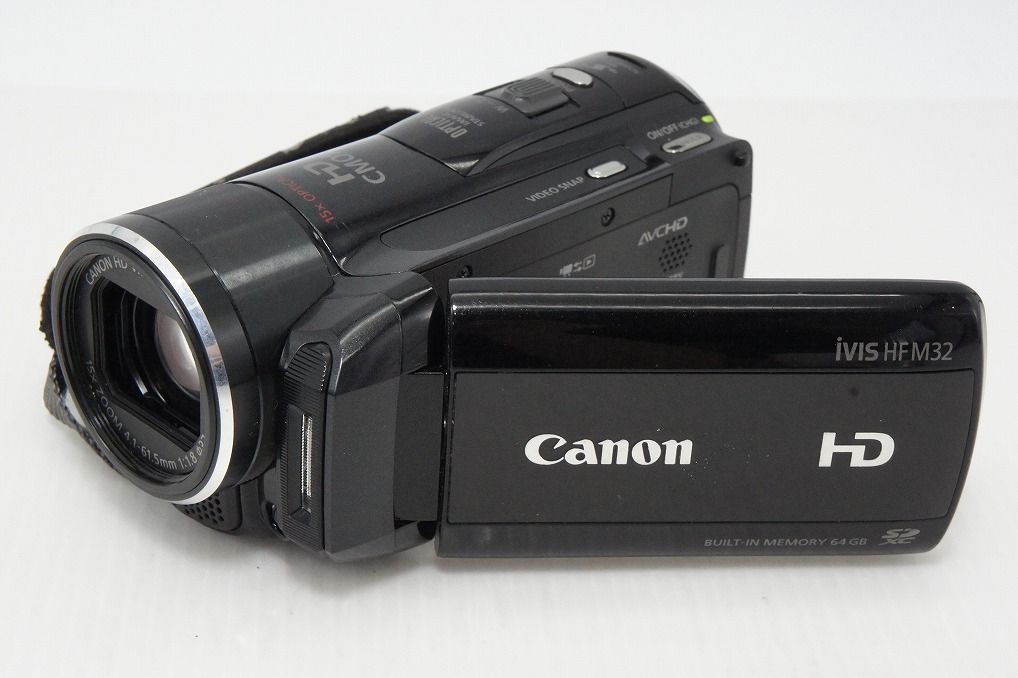 Canon キヤノン iVIS HF M32 デジタルビデオカメラ ブラック 260430p