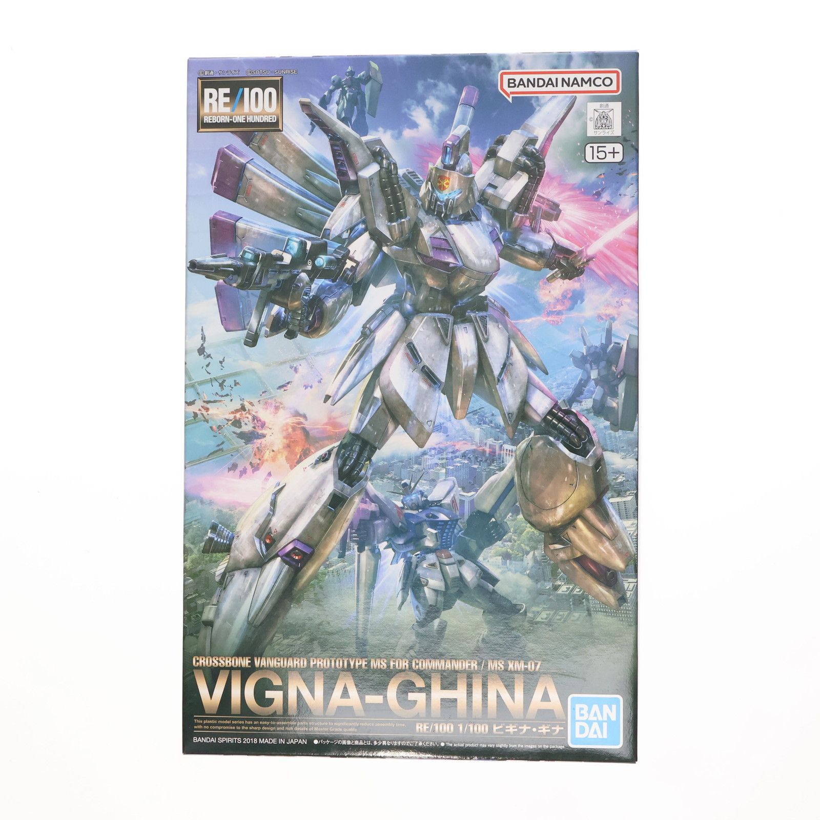 RE/100 1/100 XM-07 ビギナ・ギナ 機動戦士ガンダムF91 プラモデル(5066742) バンダイスピリッツ