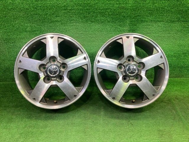 三菱 MITSUBISHI 純正 パジェロミニ 2本 ホイール アルミ ポリッシュ