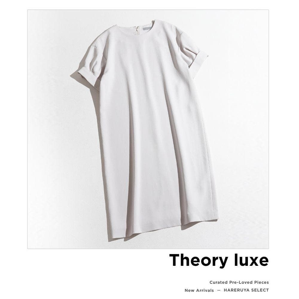 346h*美品 セオリーリュクス タックスリーブ ワンピース