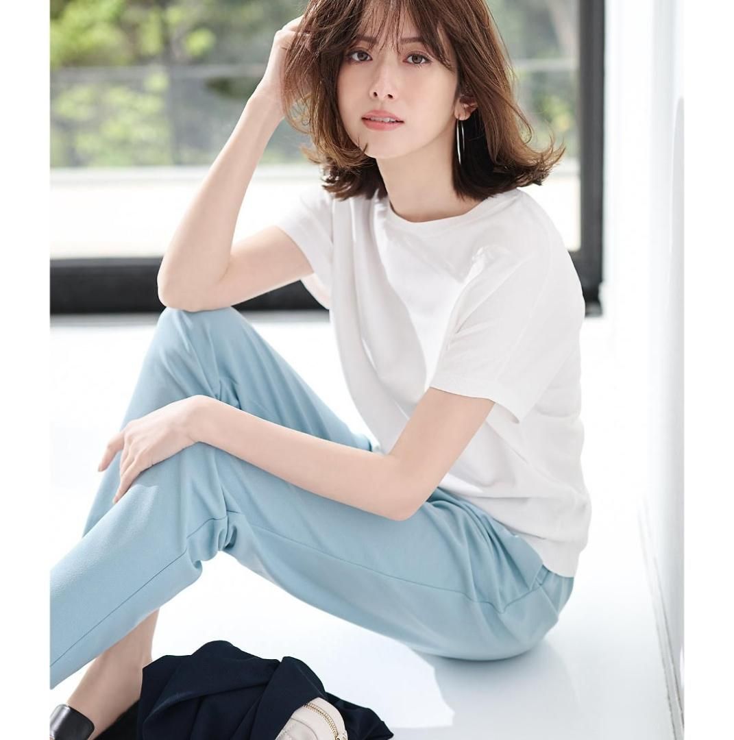 335t*美品 25SS 大きい 23区 ストレッチ プルオーバー ニット 6,745円