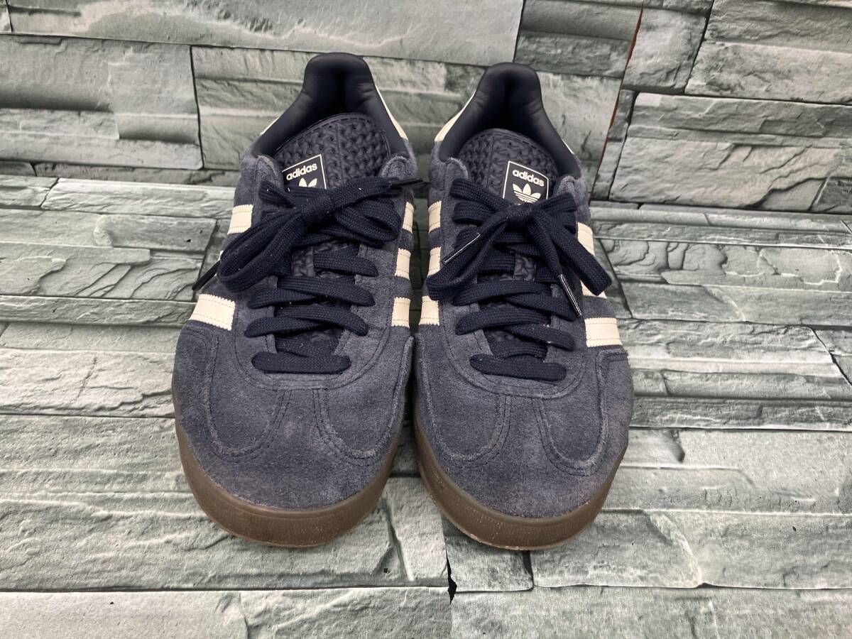 adidasアディダス／スニーカー／JQ6172／Gazelle Indoor／ネイビー／27.5cm