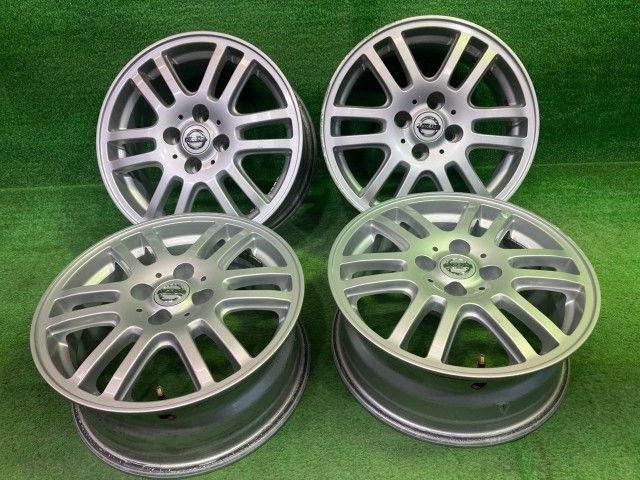 日産 NISSAN 純正オプション ノート エスティーロ E12 ホイール アルミ シルバー 15インチ 6J 4穴 4本 100 +40