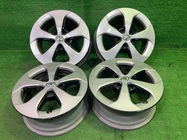 トヨタ TOYOTA 純正 プリウス ZVW30 ホイール アルミ クロ 15インチ 6J 5穴 4本 100 +45 42611-47101