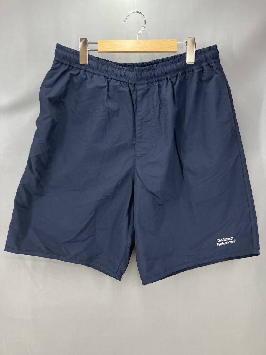 ★ The Ennoy Professional エンノイ ナイロンショートパンツ SS25BRENPTO2LP サイズXL ネイビー 夏