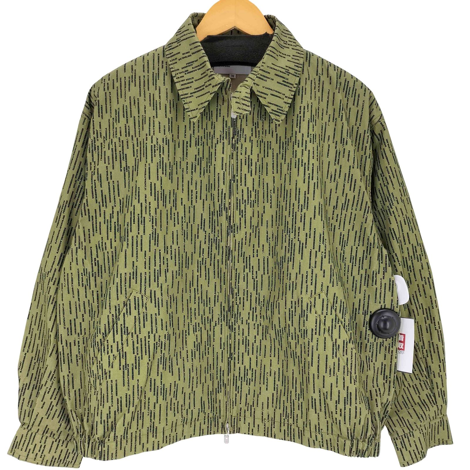 ユーズドフルギ USED古着 {{THE SOUL AGE}}25SS 総柄ジップアップジャケット メンズ M