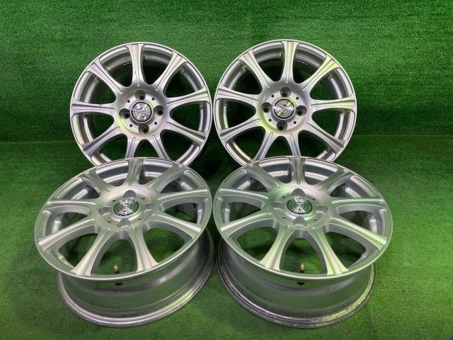 ジョーカー ｲｽﾄ ﾎﾟﾙﾃ ホイール アルミ シルバー 15インチ 6J 4穴 4本 100 +45