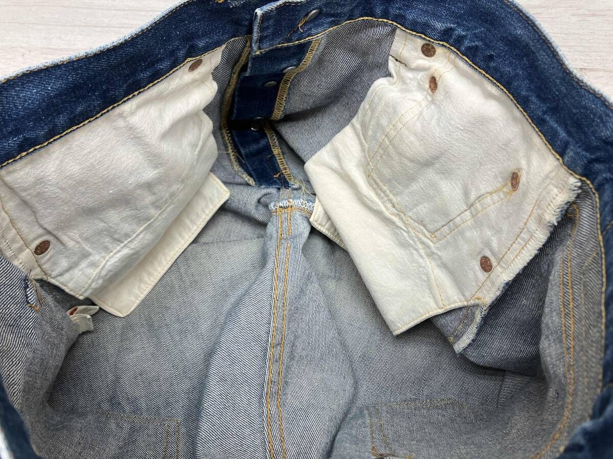 LEVI’S/リーバイス 501XX ジーンズ デニムパンツ USA製 両面ビッグE ボタン裏555 バレンシア工場 紙パッチ 1996年製 W34 L36