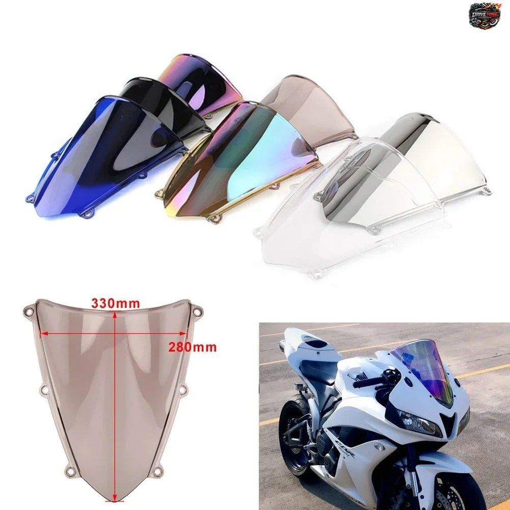 ホンダ CBR600RR F5 ダブルバブルウインドシールドディフレクタープロテクターウインドスクリーン 2007-2009 - 12 08