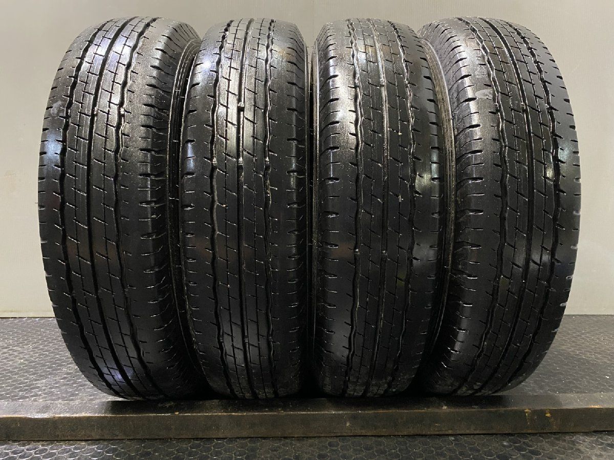 DUNLOP SP175L 155/80R14 88/86NLT 14インチ 夏タイヤ 4本 23年製 バリ
