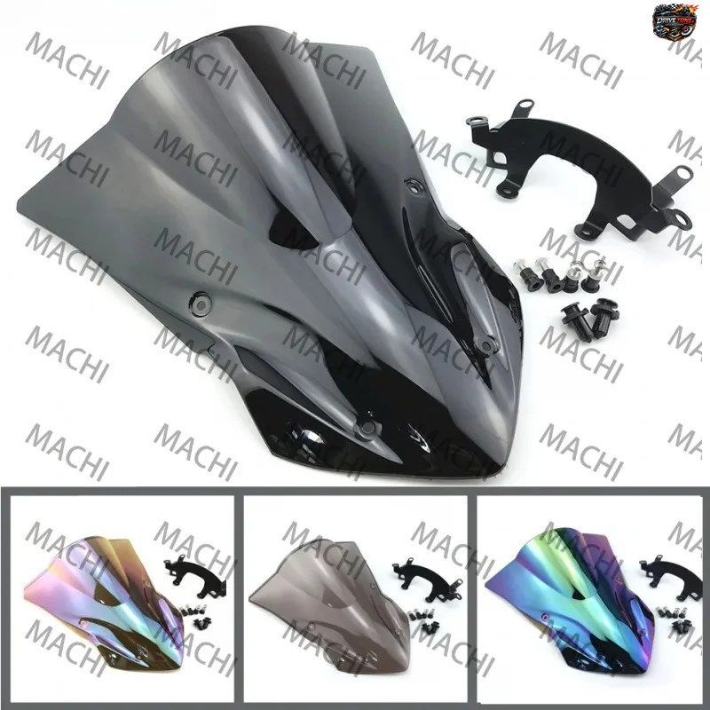 カワサキ Z900 2017-2019 用モーターサイクルウィンドディフレクター ダブルバブルスクリーン ウインドシールド ウインドスクリーン エアデ
