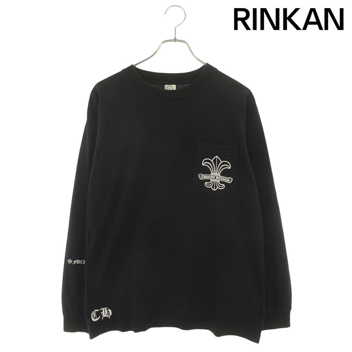 クロムハーツ CH L/S /2 バックフレアプリント長袖カットソー メンズ M
