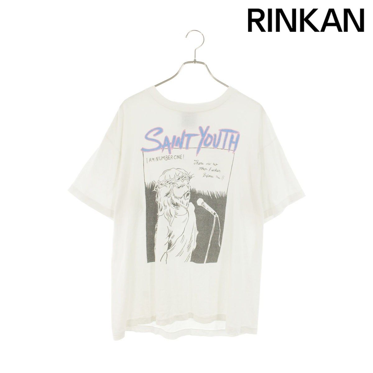 セントマイケル 22AW SMM-A22-0000-005 SAINT YOUTHプリントTシャツ メンズ M