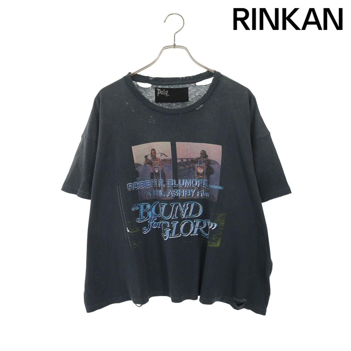 パリーハリウッド BOUND FOR GLORY TEE ヴィンテージ加工フォトプリントTシャツ メンズ ｰ