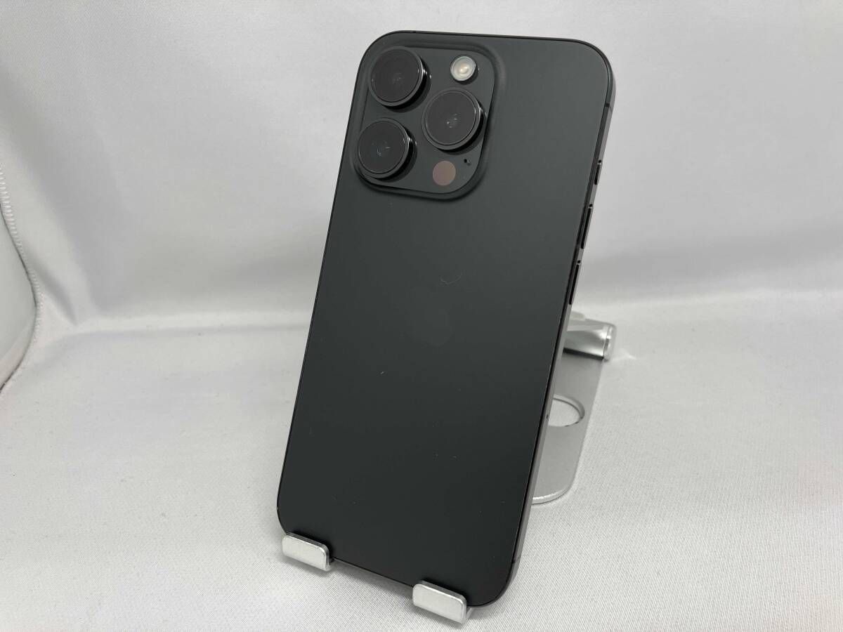 au 【SIMロックなし】MTUC3J/A iPhone 15 Pro 256GB ブラックチタニウム au