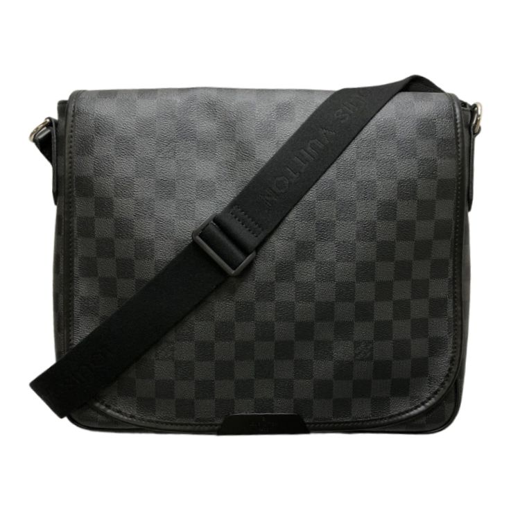 LOUIS VUITTON ルイ・ヴィトン ダニエルMM ショルダーバッグ ダミエ ブラック系 N58029 メンズ 中古 良好 T11234044