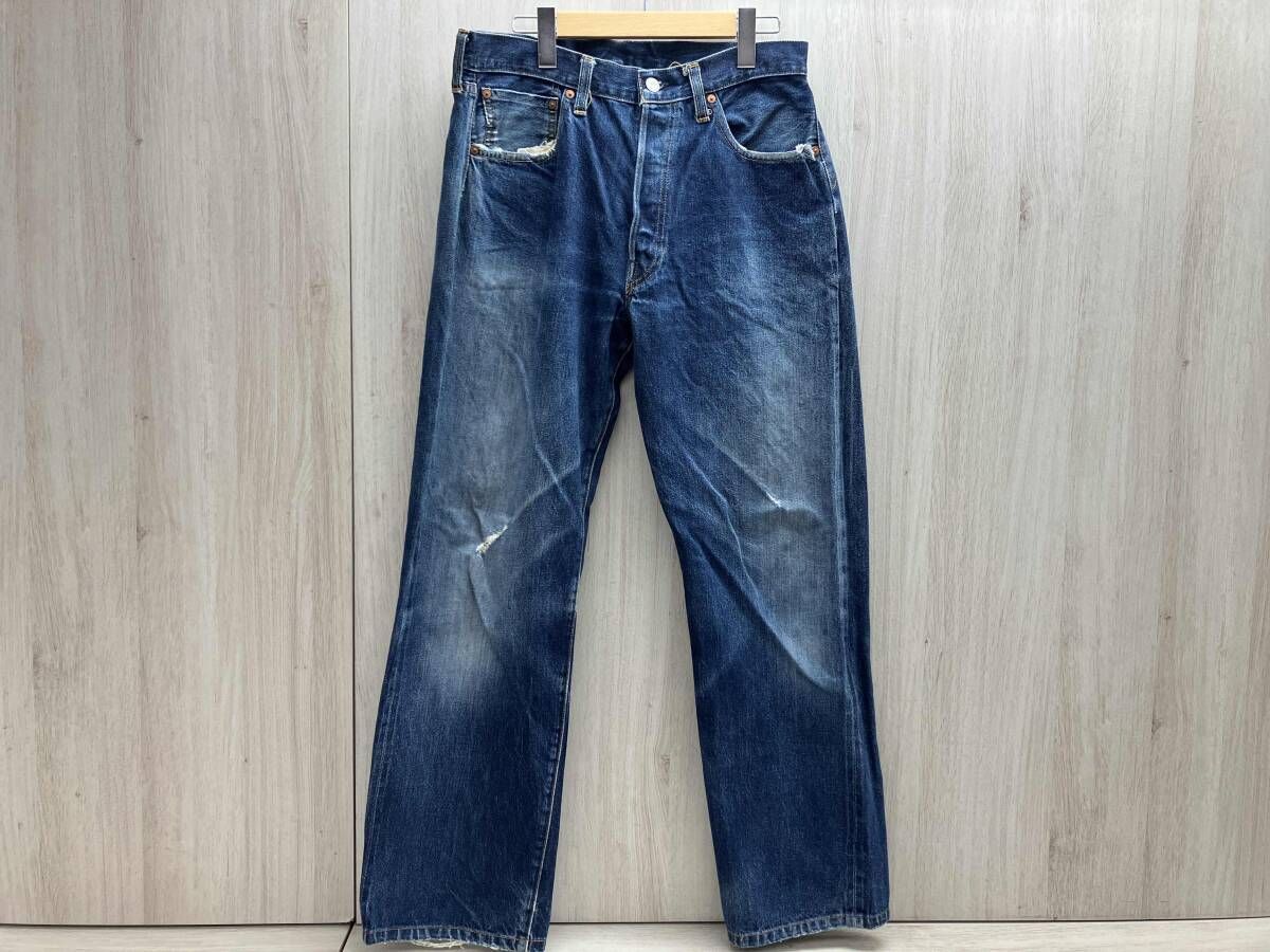 LEVI’S/リーバイス 501XX ジーンズ デニムパンツ 501-0003 1955年復刻 USA製 両面ビッグE ボタン裏555 バレンシア工場 紙パッチ 2000年製