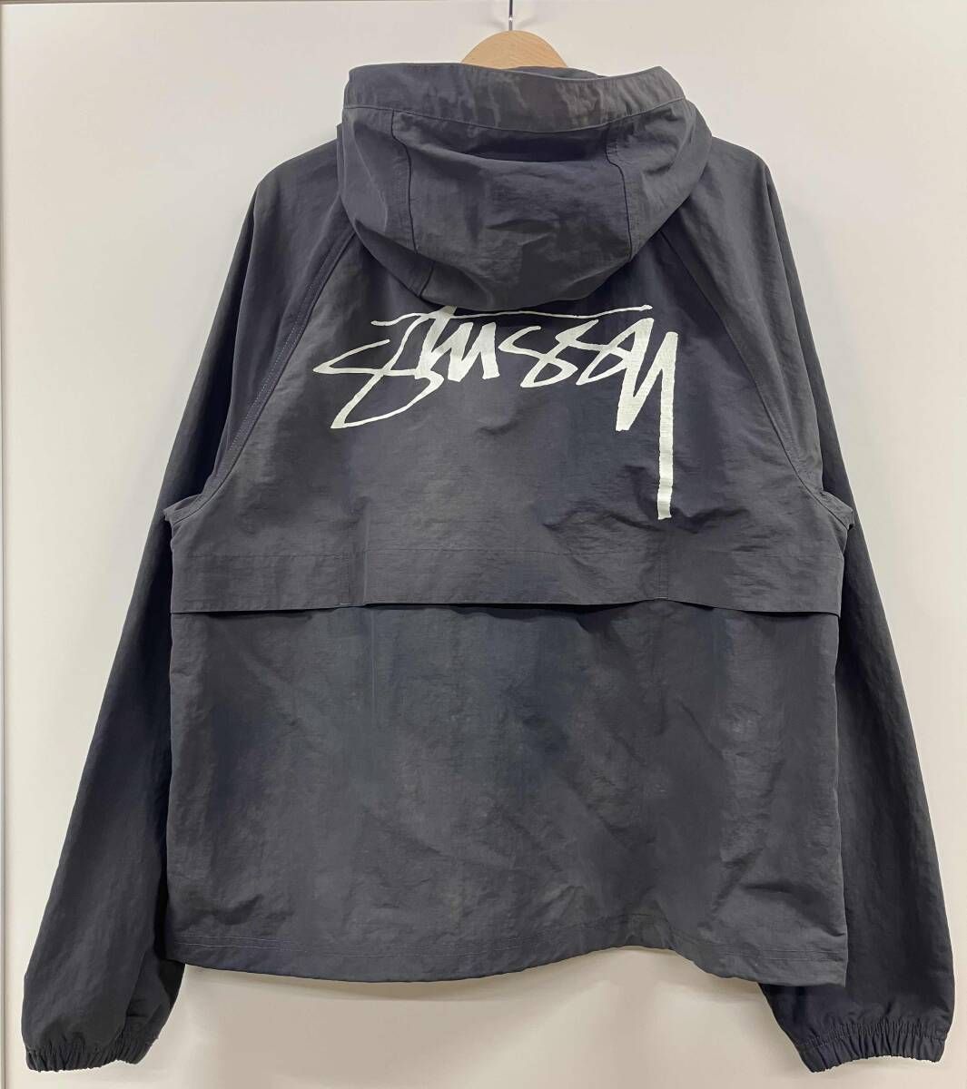 STUSSY / ステューシー シェルジャケット 中綿ナイロン Mサイズ グレー