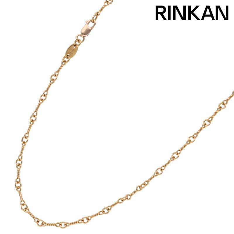 クロムハーツ 22K NECKCHAIN T20/ツイストチェーン20inch ゴールドネックレス メンズ 20inch