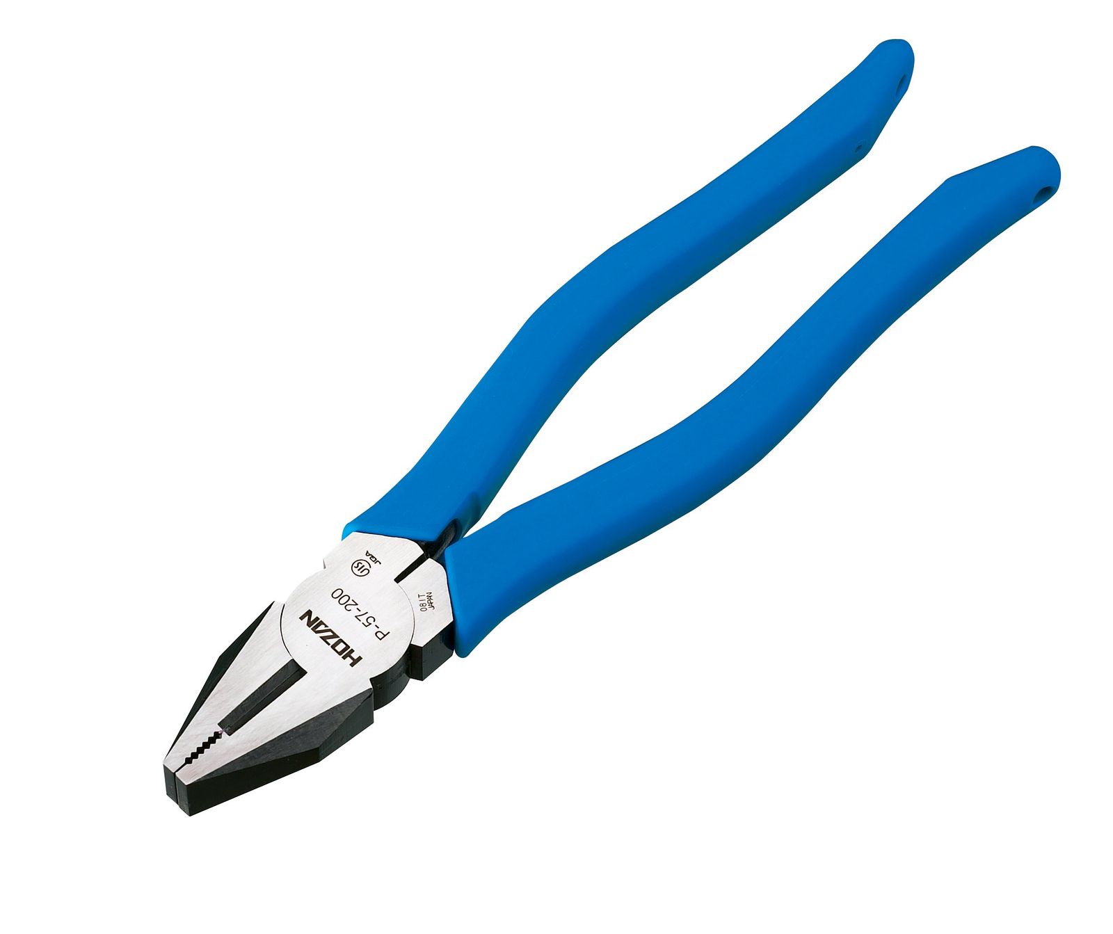 ホーザン(HOZAN) ペンチ 万能ペンチ 銅線4.0mmφ/銅より線5.5mm^2/VVF線2.0mmφ×3芯 呼び寸法200 P-57-200(沖縄・離島の方発送不可）) a087383c