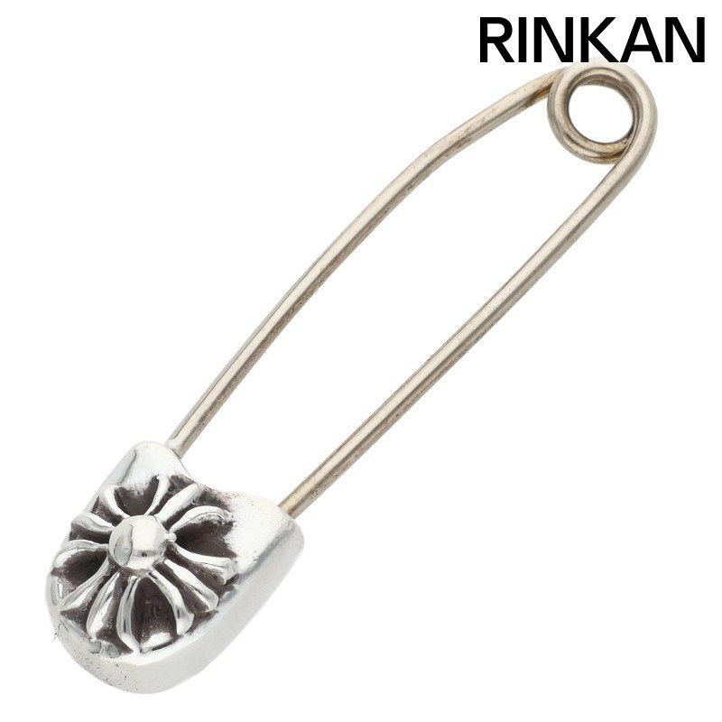 クロムハーツ SAFETY PIN SM/スモールセーフティピン シルバーネックレストップ メンズ